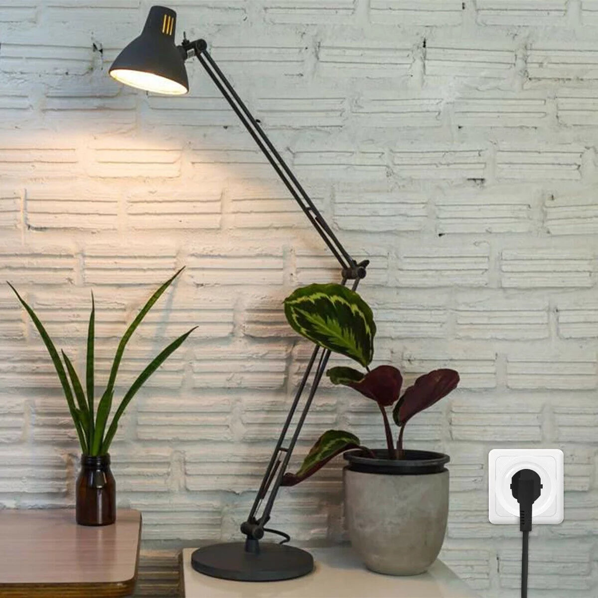 4 Pcs Mini Wifi Smart Plug Outlet J225402