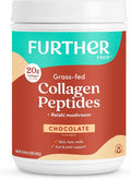 Chocolate Collagen Peptides Powder, Grass-Fed Hydrolyzed Type 1 & 3 Protein, Sugar-Free 24.34 oz I4860
