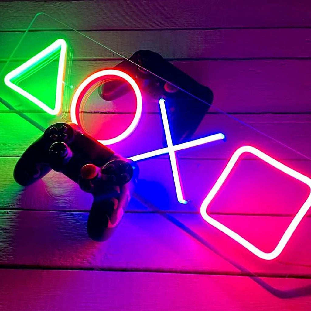 Neon Signs LED Neon Lights 16x 11 Gaming Room Party Decoration H43884