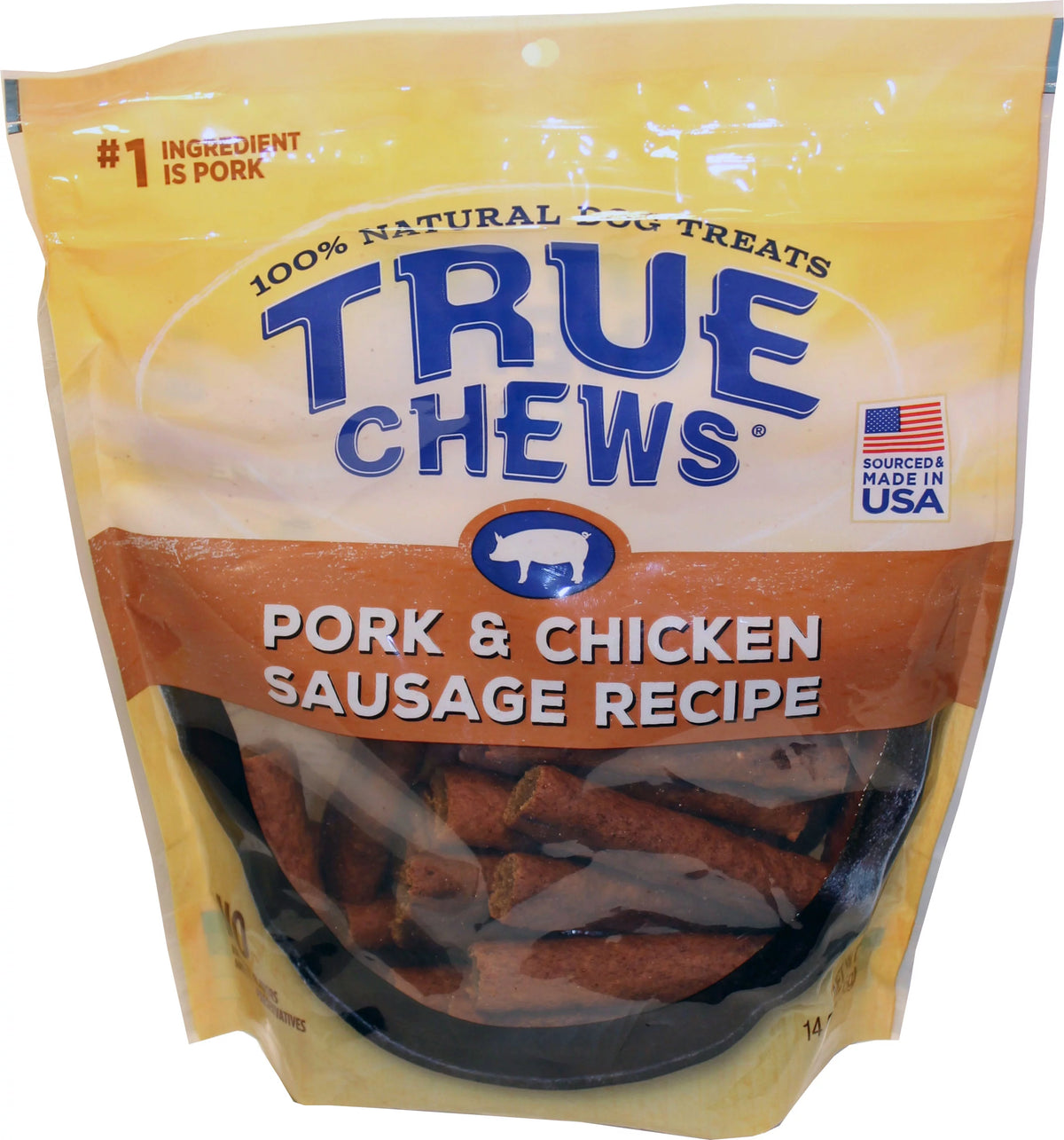 Pork & Chicken Sausage Recipe Dog Treats, 14 Oz Q342