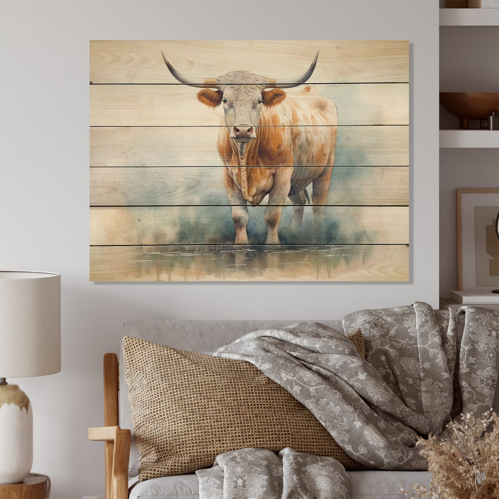 Natural Pine Wood Animals Print G995305