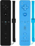 2 Pack Wireless Controller for Wii and Wii U with Silicone Case and Wrist Strap M791