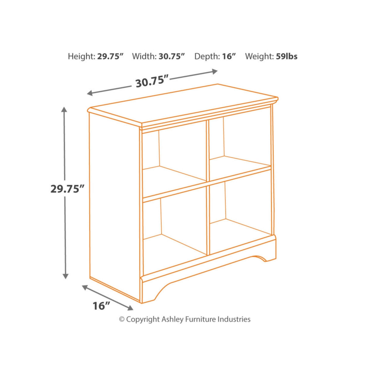 White Bin Storage W1717