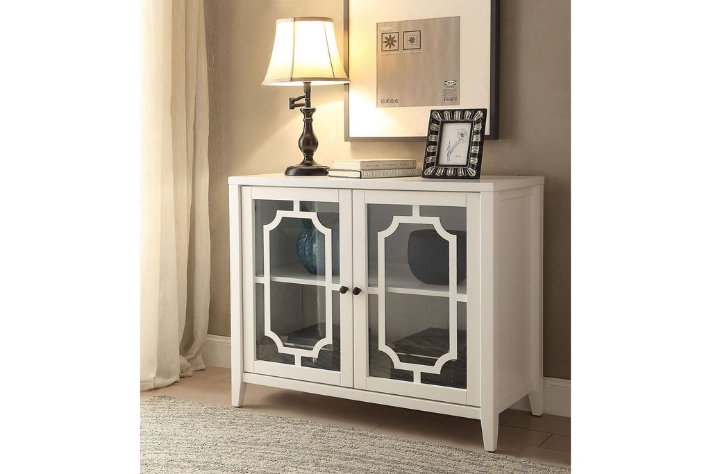 White Console Table M39455