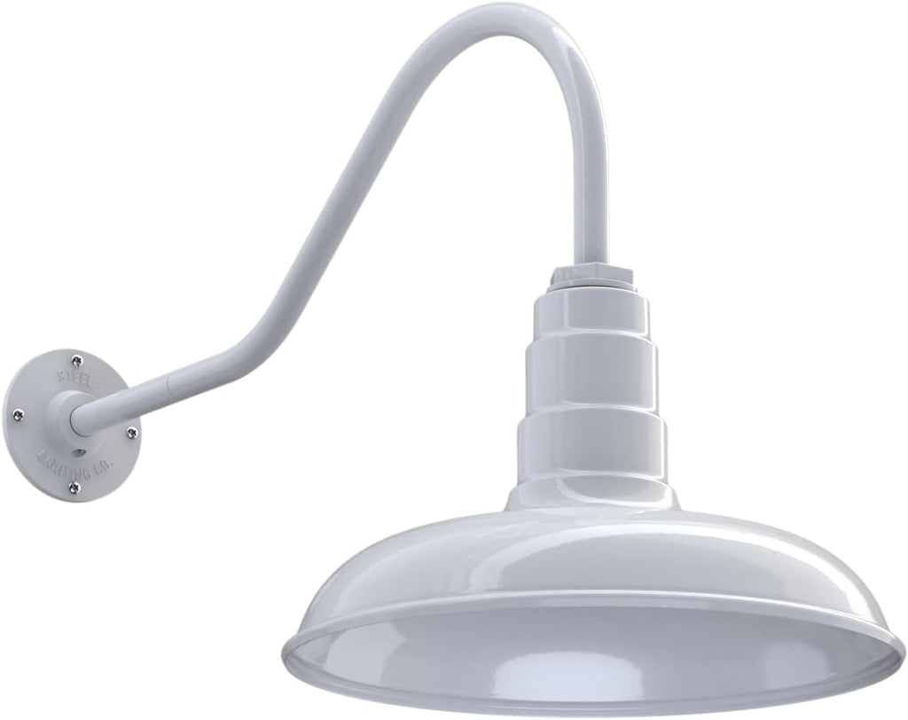 14 inch Dome 16 inch Gooseneck Outdoor Wall Mounted Barn Light C371272