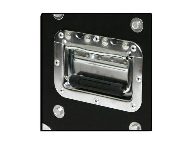 12 Space ATA Shock Mount Effects Rack Case with Casters D986