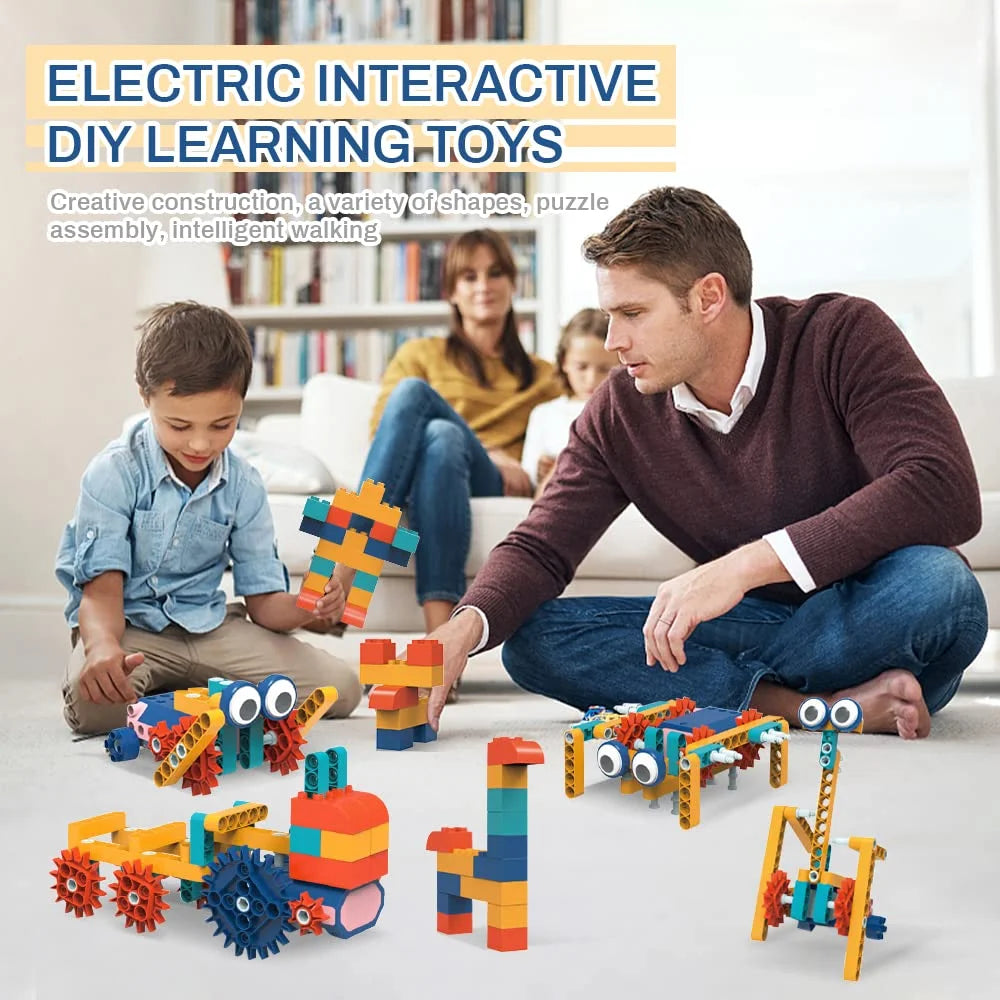 116PCS Motorized STEM Building Blocks Toy Set E873