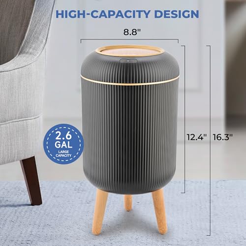 2 Pack Automatic Trash Can 12L and 10L Trash Bin with Lid N569180