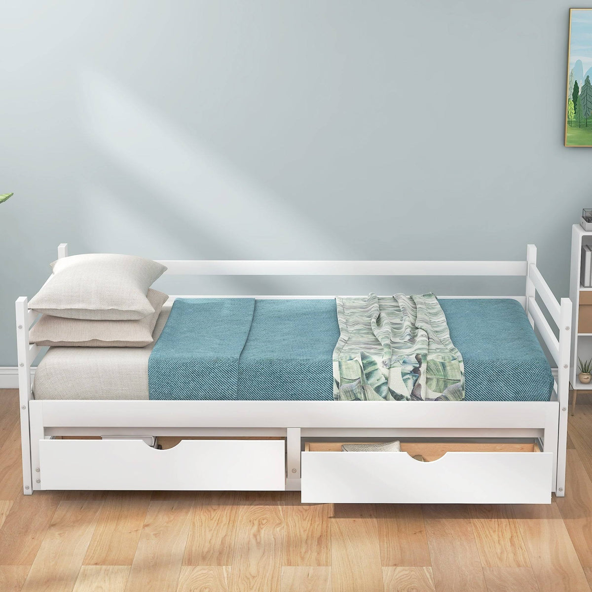 White Convertible Bunk Bed I85581