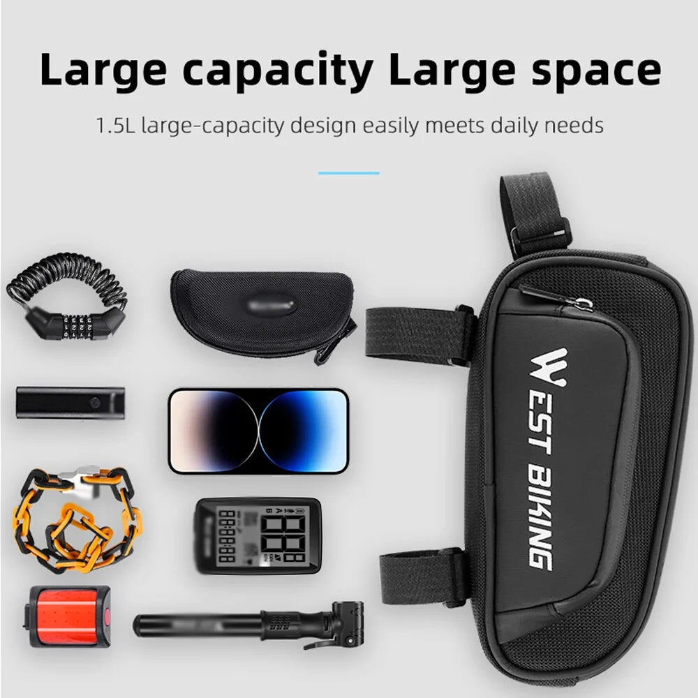 Waterproof Bicycle Front Frame Bag C76253