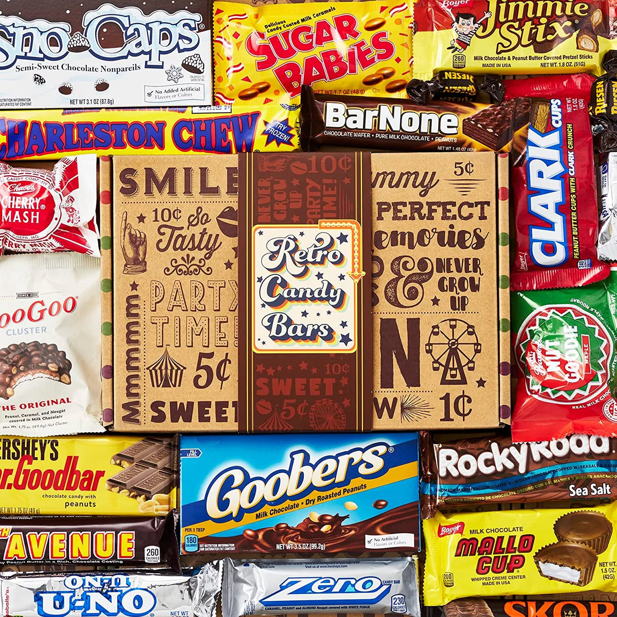 Vintage Retro Candy Bars Assortment Y476476