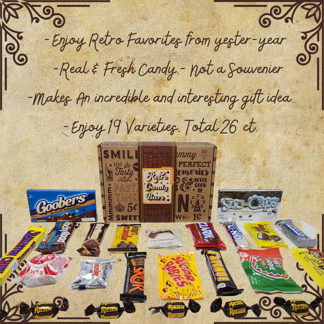 Vintage Retro Candy Bars Assortment Y476476