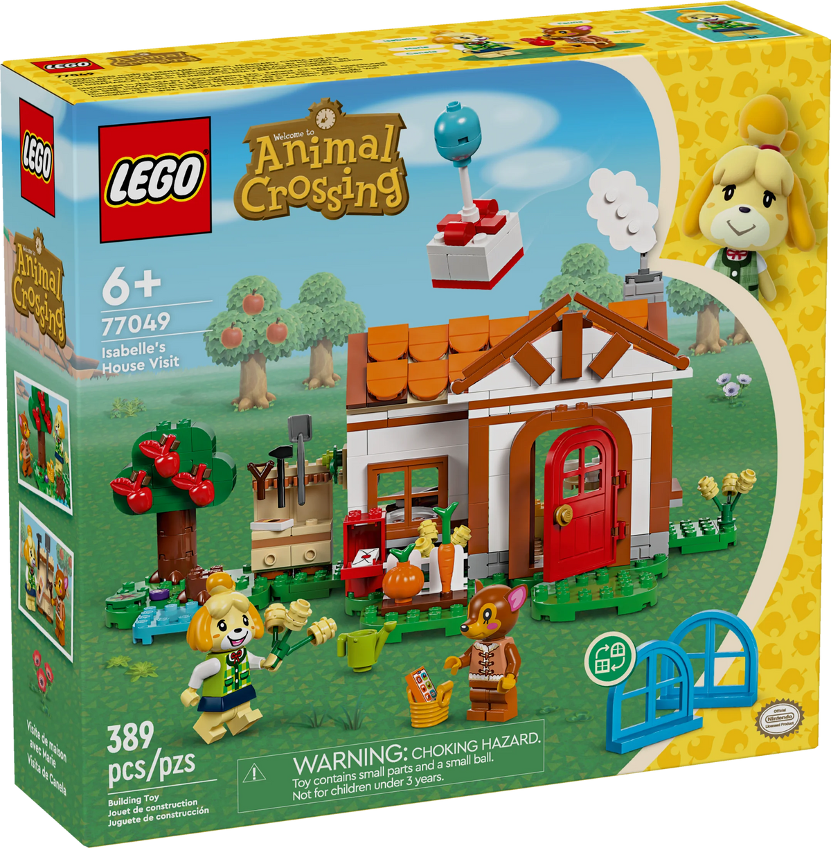 LEGO Animal Crossing Isabelle’s House Visit Buildable Creative Toy D134