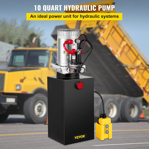 10 Quart 12V DC Single Acting Hydraulic Pump P138