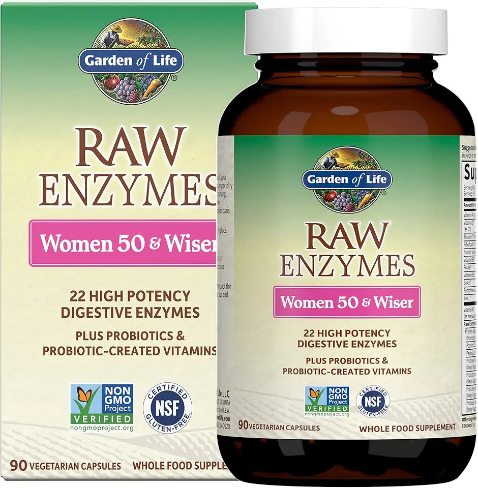 90 Capsules Digestive Enzymes with Bromelain, Papain & Lactase L6555
