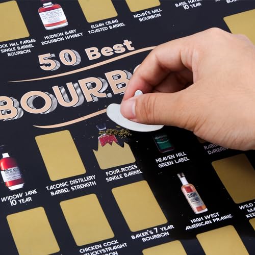 Bourbon Bucket List Scratch Off Poster 12x18 In Y121