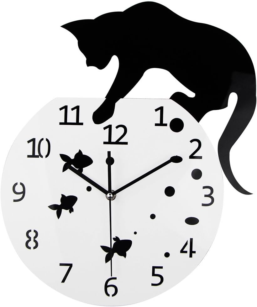 Cat Clock Wall Clock N46981