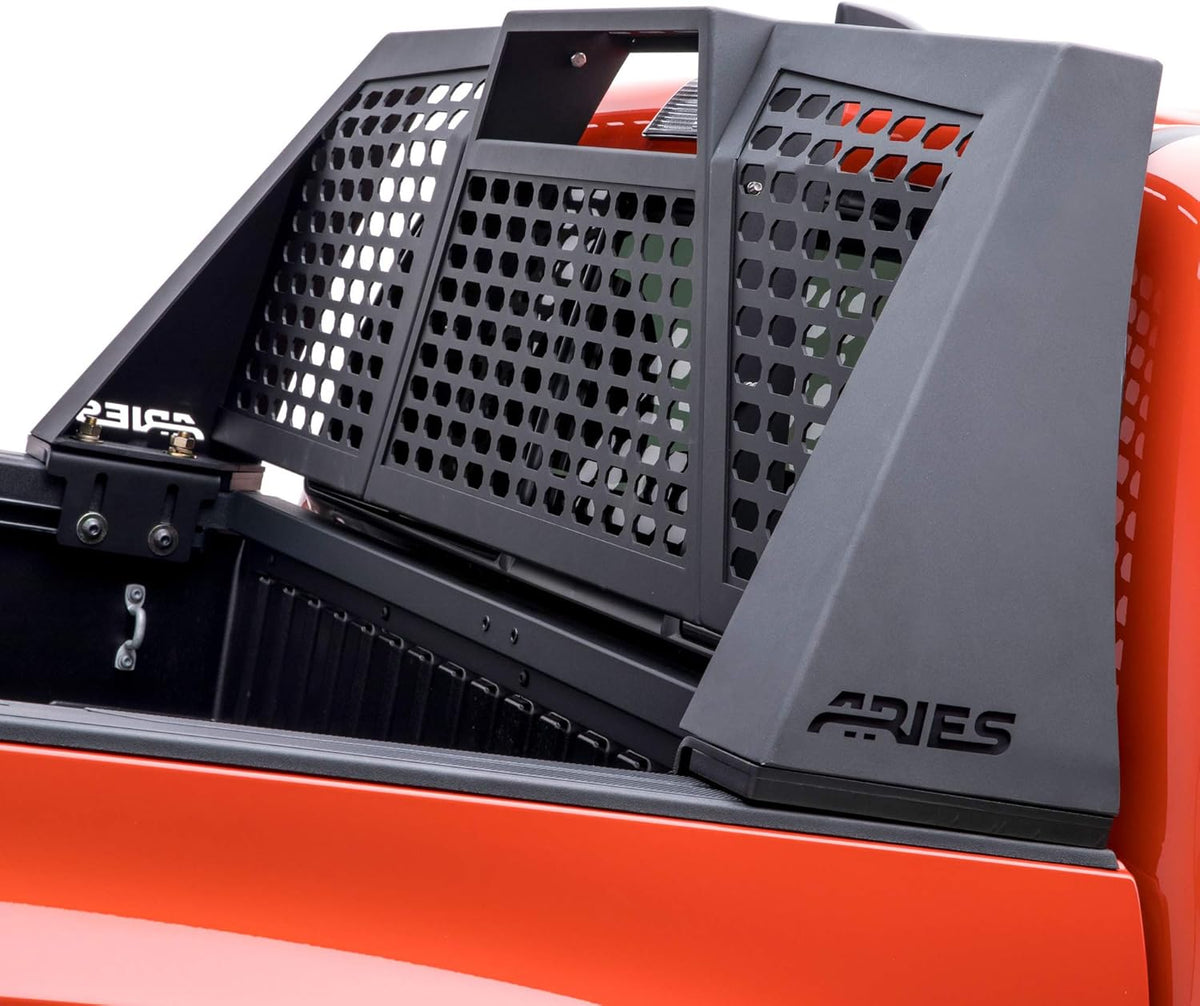 Black Aluminum Truck Headache Rack Cab Protector O3814