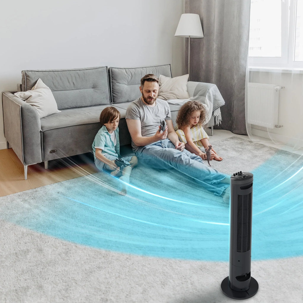 36" Oscillating Tower Fan, 3 Speeds, Timer I115365