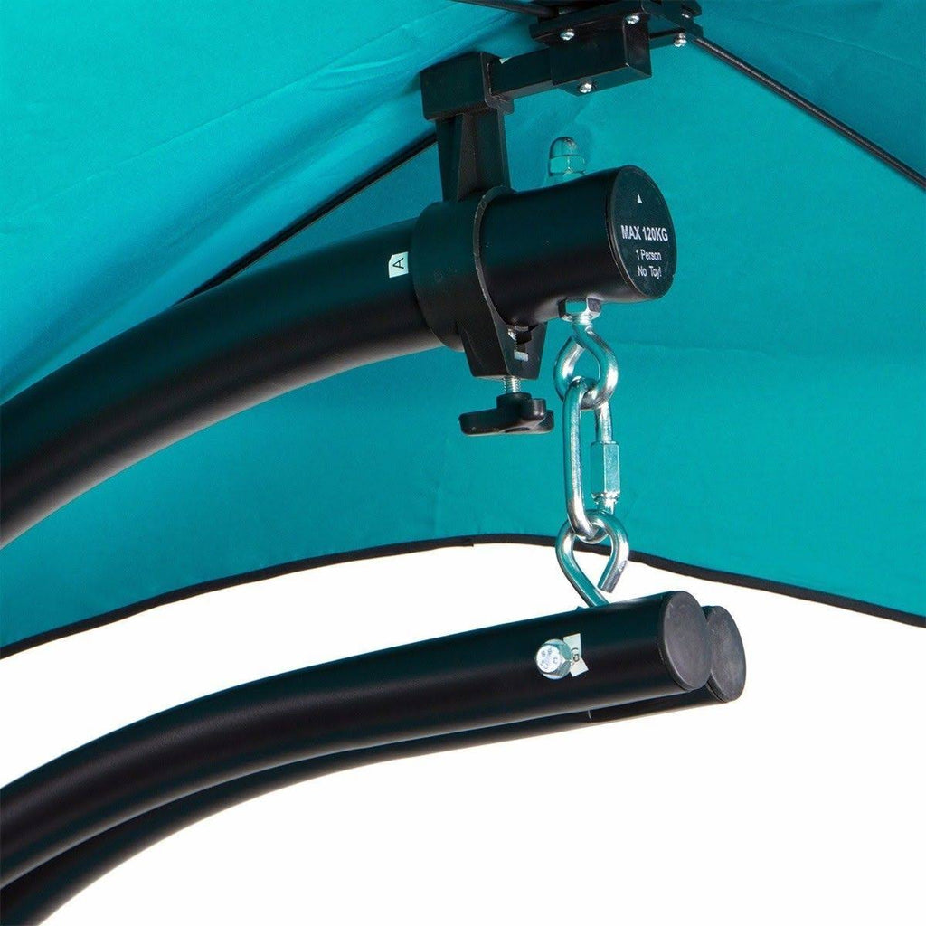 Hanging Chaise Lounger Patio Chair Swing Chair Hammock Arc Stand Chair C4451
