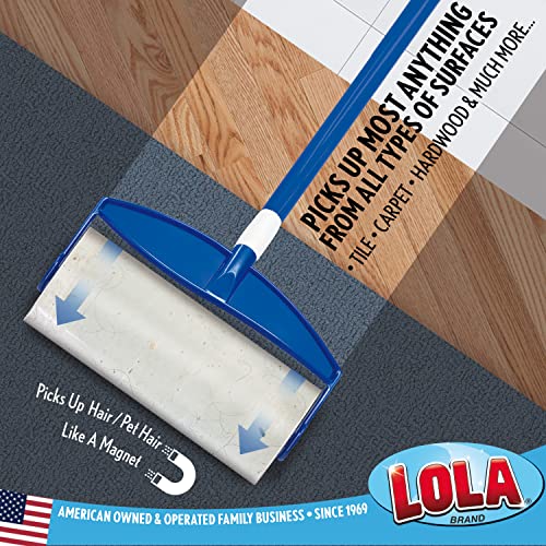 Sticky Mop Floor Lint Roller with 30 Adhesive Sheets C21529