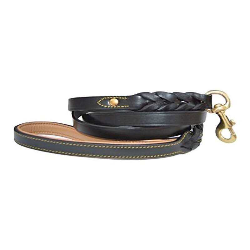 Leather Braided Dog Leash A60796