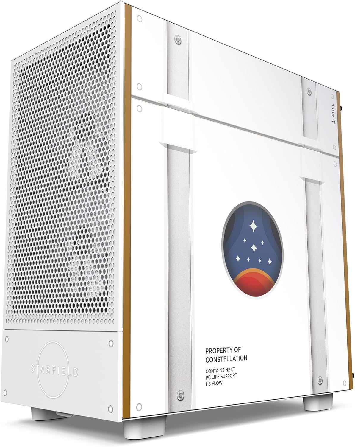 Compact ATX Mid-Tower PC Gaming Case with Tempered Glass Side Panel T670680