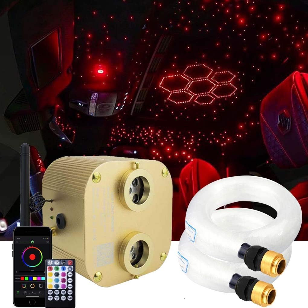 20w Fiber Optic Ceiling Lighting Kit 1100pcs 13.1ft RGBW Z691