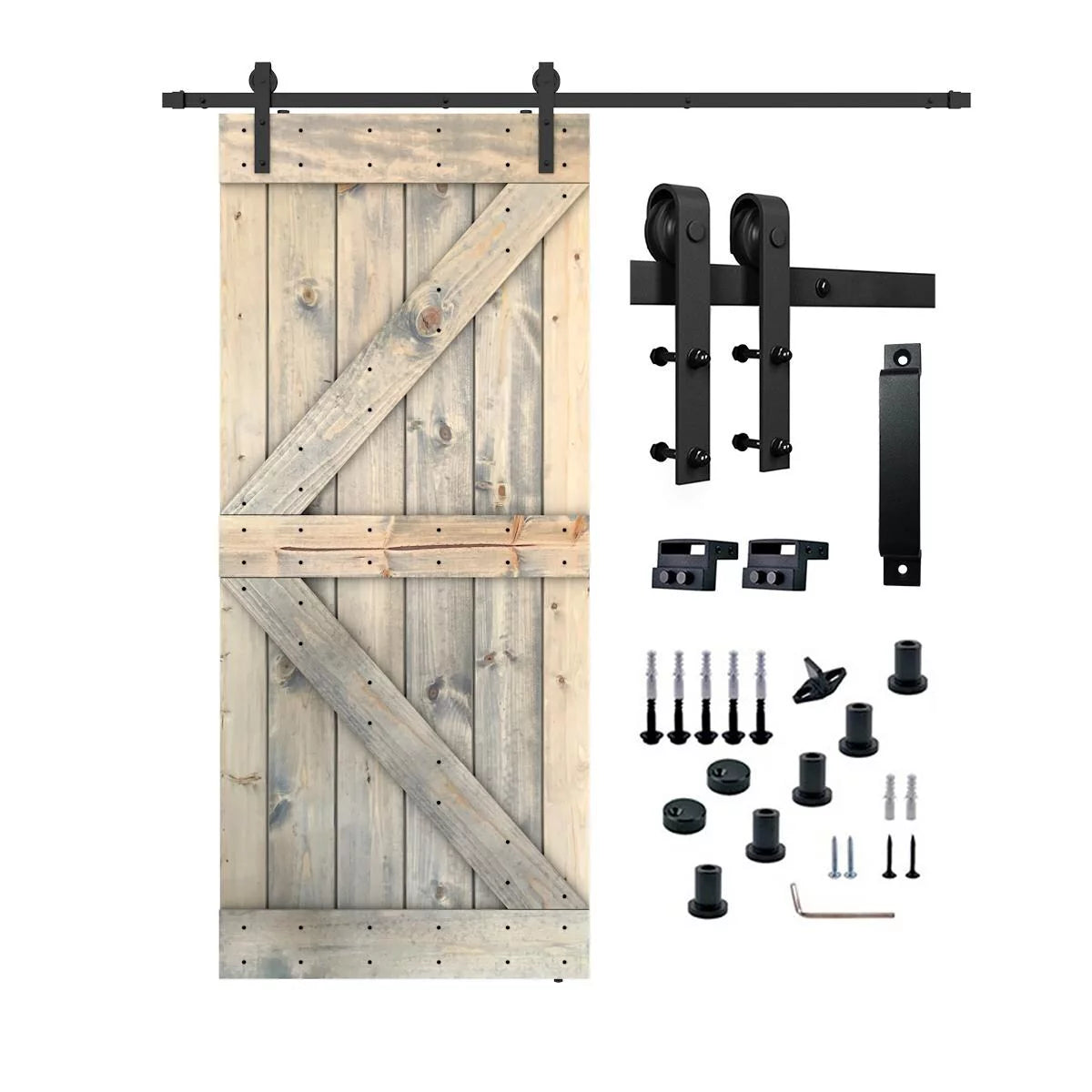 Grey Cashmere 36X84 Barn Door U46187