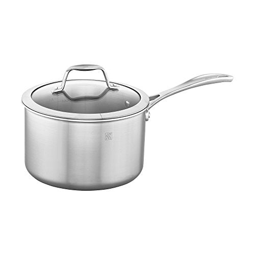 3-ply 1-qt Stainless Steel Saucepan E70069