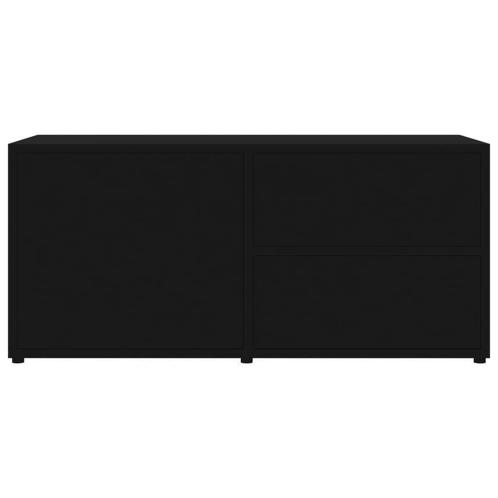 Black Chipboard TV Cabinet T63293