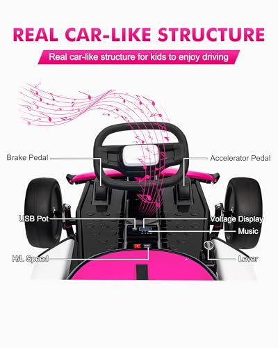 Red Electric Drift Go Kart G44553