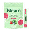 Super Greens Powder Smoothie Mix 15 Stick Packs Probiotics Digestive Enzymes Berry D16374
