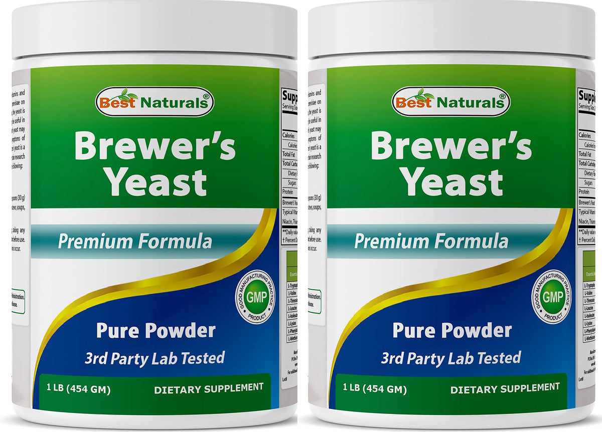 Pure Brewers Yeast Powder 16 oz 2 Pack U351333