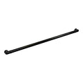 Satin Black Handrail Section with Return (12" Length) Z47607