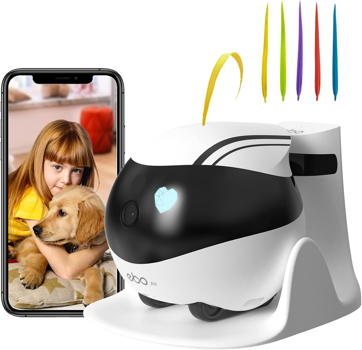 1080P HD Pet Camera Robot with Night Vision O9871