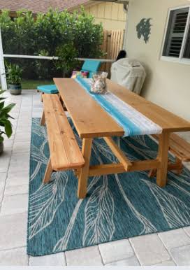 Natural Stain Backless Bench Z275