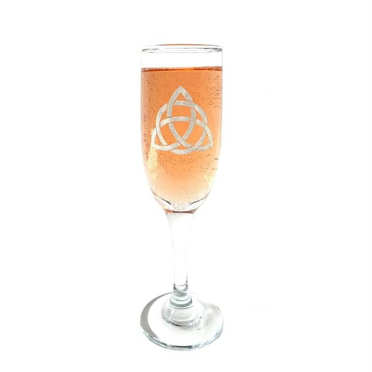 6 oz Engraved Champagne Flute Glass R163