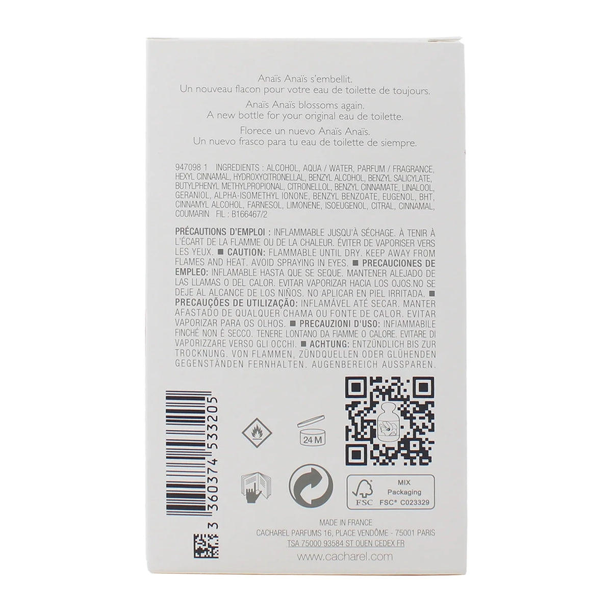 3.4 oz Eau De Toilette Spray H34124