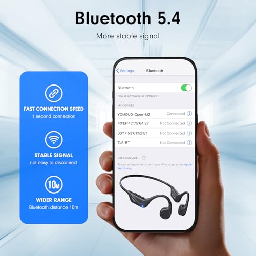 Bone Conduction Open Ear Headphones with Mic N798