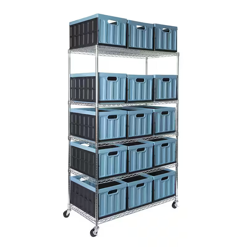5-Tier NSF Certified Steel Wire Shelving System N529