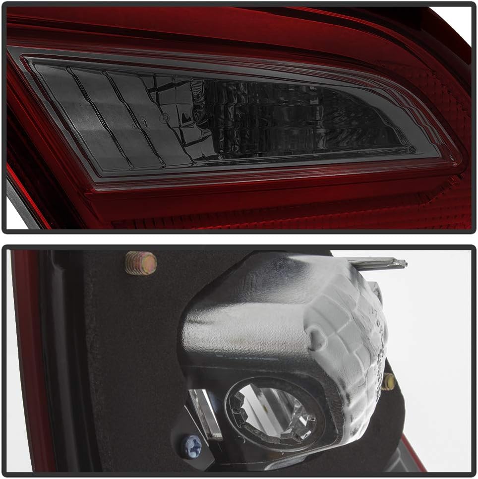 Red Smoke Tail Lights Brake Lamps 4pcs Set W592