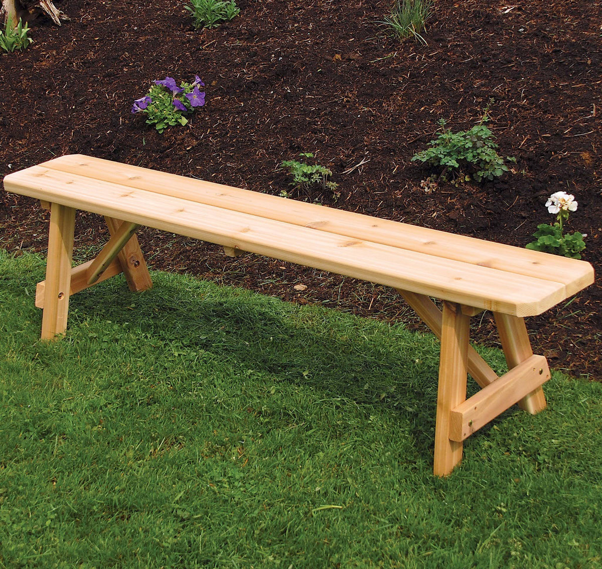 Natural Stain Backless Bench Z275