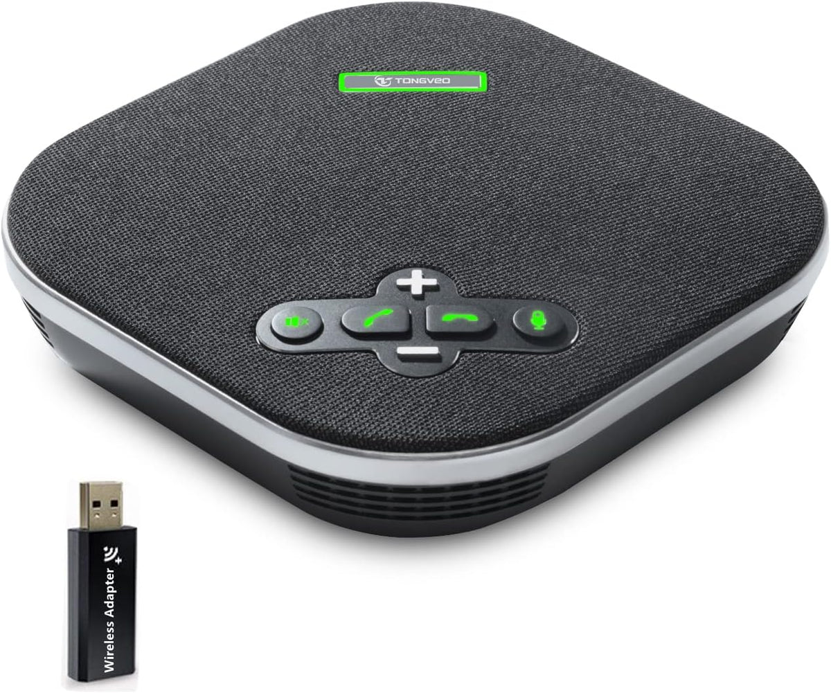Wireless Conference Speaker with 4 Mics for 10-12 People W274