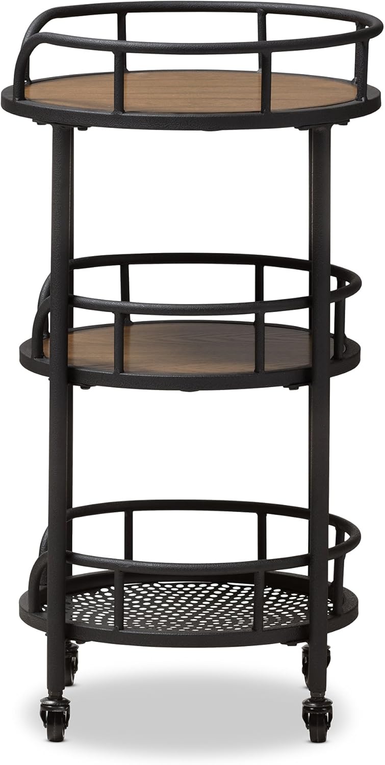 Black/Walnut Brown Trolleys & Carts H63611