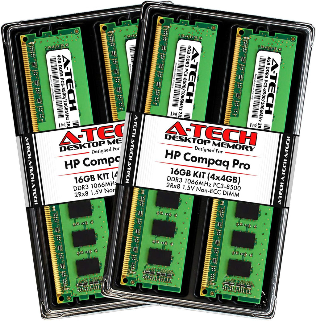 16GB (4 x 4GB) DDR3 1066MHz PC3-8500 Non-ECC DIMM Memory Kit W599821