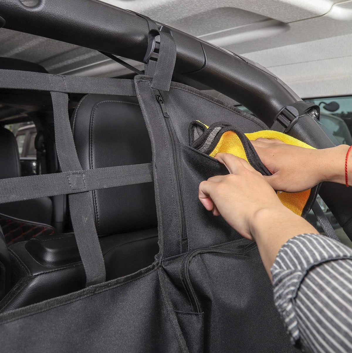 Trunk Storage Bag with Multi-Pockets Tool Kits Organizers Cargo Bag Q875