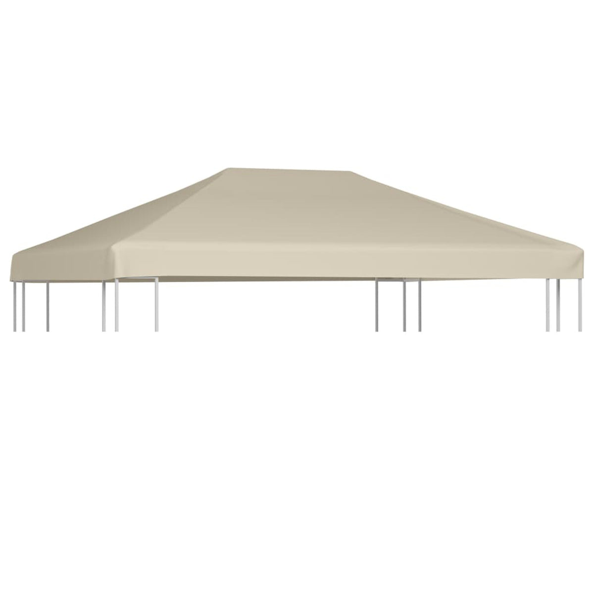 Roof Cover Sun Shade Canopy 13.1'x9.8' Heavy Duty Water-resistant Polyester G8875