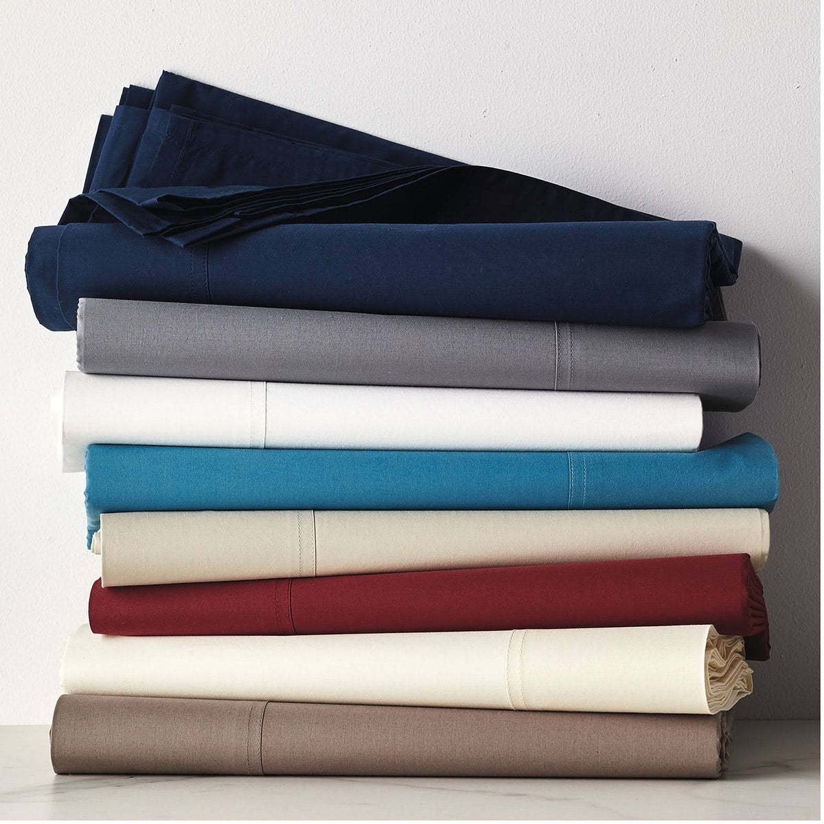 Queen Supima Cotton Percale Flat Sheet G39437