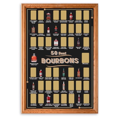 Bourbon Bucket List Scratch Off Poster 12x18 In Y121
